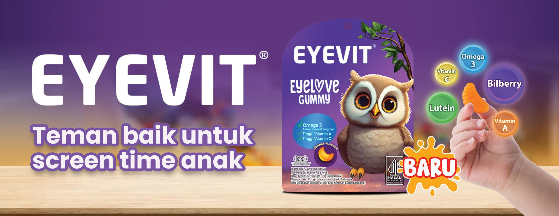 Lindungi mata dari bahaya sinar biru gadget dengan vitamin mata Eyevit